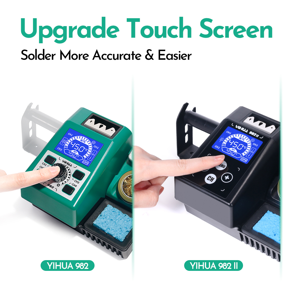 YIHUA 982-II Touchscreen C245  – C210 Precision Soldering Station Bewertung und Preis