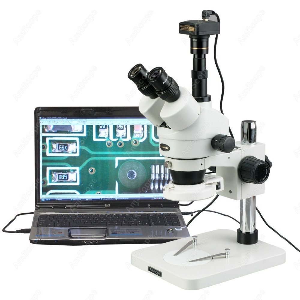 AmScope Trinokulares Zoom-Ster – Trinocular Stereo Microscope 7X-45X Bewertung und Preis